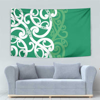 Pounamu Green Maori Tapestry Koru Kowhaiwhai LT7 - Polynesian Pride