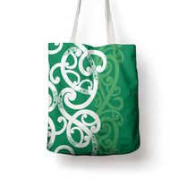Pounamu Green Maori Tote Bag Koru Kowhaiwhai - Polynesian Pride