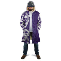 Violet Green Maori Cloak Koru Kowhaiwhai - Polynesian Pride