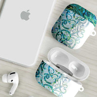 Paua Shell Maori AirPods Case Koru Kowhaiwhai LT7 - Polynesian Pride