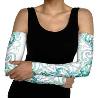 Paua Shell Maori Arm Sleeves Koru Kowhaiwhai LT7 - Polynesian Pride