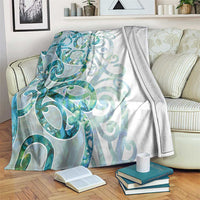 Paua Shell Maori Blanket Koru Kowhaiwhai - Polynesian Pride