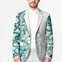 Paua Shell Maori Blazer Koru Kowhaiwhai LT7 - Polynesian Pride
