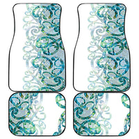 Paua Shell Maori Car Mats Koru Kowhaiwhai LT7 - Polynesian Pride