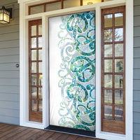 Paua Shell Maori Door Cover Koru Kowhaiwhai LT7 - Polynesian Pride