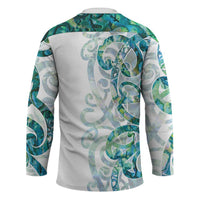 Paua Shell Maori Hockey Jersey Koru Kowhaiwhai - Polynesian Pride