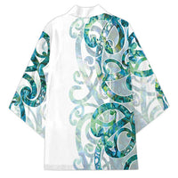 Paua Shell Maori Kimono Koru Kowhaiwhai LT7 - Polynesian Pride