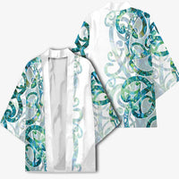 Paua Shell Maori Kimono Koru Kowhaiwhai LT7 - Polynesian Pride