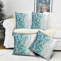Paua Shell Maori Pillow Cover Koru Kowhaiwhai LT7 - Polynesian Pride