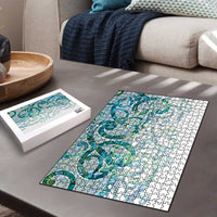 Paua Shell Maori Puzzle Koru Kowhaiwhai LT7 - Polynesian Pride