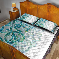 Paua Shell Maori Quilt Bed Set Koru Kowhaiwhai - Polynesian Pride