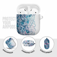 Turquoise Paua Shell Maori AirPods Case Koru Kowhaiwhai LT7 - Polynesian Pride