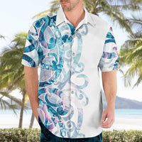 Turquoise Paua Shell Maori Hawaiian Shirt Koru Kowhaiwhai LT7 - Polynesian Pride