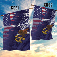 American Samoa Mix US Garden Flag Flag Day Grunge Style LT7 - Polynesian Pride