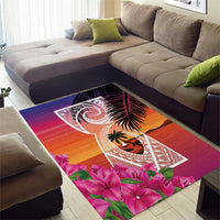 Guam Chamorro Area Rug Artsy Latte Stone