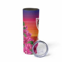 Guam Chamorro Skinny Tumbler Artsy Latte Stone