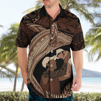 Father's Day Polynesian Pattern Hawaiian Shirt Tropical Humpback Whale LT7 - Polynesian Pride