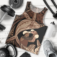 Father's Day Polynesian Pattern Men Tank Top Tropical Humpback Whale LT7 - Polynesian Pride
