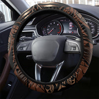Father's Day Polynesian Pattern Steering Wheel Cover Tropical Humpback Whale LT7 - Polynesian Pride