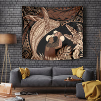 Father's Day Polynesian Pattern Tapestry Tropical Humpback Whale LT7 - Polynesian Pride