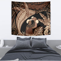 Father's Day Polynesian Pattern Tapestry Tropical Humpback Whale LT7 - Polynesian Pride