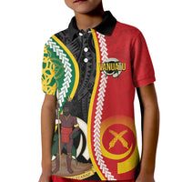 Ni-Vanuatu Indipendens Dei Celebretem Kid Polo Shirt Yumi Yumi Yumi LT7 Kid Multicolor - Polynesian Pride