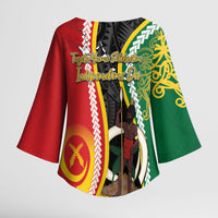 Ni-Vanuatu Indipendens Dei Celebretem Kimono Sleeve Blouse Yumi Yumi Yumi LT7 - Polynesian Pride