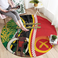 Ni-Vanuatu Indipendens Dei Celebretem Round Carpet Yumi Yumi Yumi LT7 - Polynesian Pride