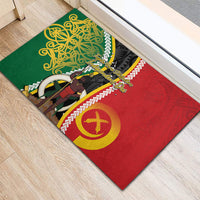 Ni-Vanuatu Indipendens Dei Celebretem Rubber Doormat Yumi Yumi Yumi LT7 - Polynesian Pride