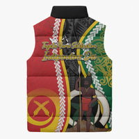 Ni-Vanuatu Indipendens Dei Celebretem Sleeveless Puffer Jacket Yumi Yumi Yumi LT7 - Polynesian Pride