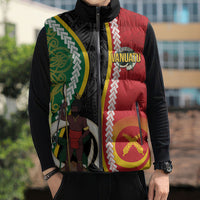 Ni-Vanuatu Indipendens Dei Celebretem Sleeveless Puffer Jacket Yumi Yumi Yumi LT7 - Polynesian Pride