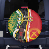 Ni-Vanuatu Indipendens Dei Celebretem Spare Tire Cover Yumi Yumi Yumi LT7 No hole Multicolor - Polynesian Pride