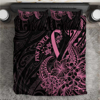 Polynesian Pink Power Bedding Set Breast Cancer Ribbon Turtle and Flowers LT7 Pink - Polynesian Pride