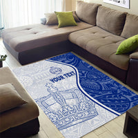 Personalised Queen Victoria School Area Rug QVS Old Boys LT7 - Polynesian Pride