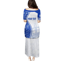 Personalised Queen Victoria School Puletasi QVS Old Boys LT7 - Polynesian Pride