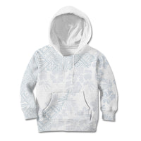 Samoa White Sunday Kid Hoodie Hibiscus Special LT7 Hoodie White - Polynesian Pride