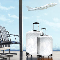 Samoa White Sunday Luggage Cover Hibiscus Special LT7 - Polynesian Pride