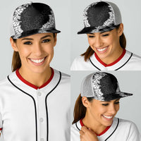 Hawaii Aloha Plumeria Lei Black Palaka Baseball Net Cap LT7 - Polynesian Pride