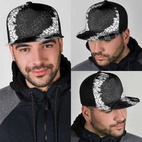 Hawaii Aloha Plumeria Lei Black Palaka Mesh Trucker Cap LT7 - Polynesian Pride
