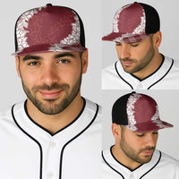 Hawaii Aloha Plumeria Lei Scarlet Palaka Baseball Net Cap LT7 - Polynesian Pride