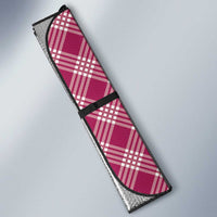 Hawaii Aloha Plumeria Lei Fuschia Palaka Auto Sun Shade - Polynesian Pride