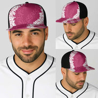 Hawaii Aloha Plumeria Lei Fuschia Palaka Baseball Net Cap LT7 - Polynesian Pride