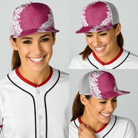Hawaii Aloha Plumeria Lei Fuschia Palaka Baseball Net Cap LT7 - Polynesian Pride