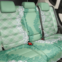 Hawaii Aloha Plumeria Lei Mint Palaka Back Car Seat Cover LT7 - Polynesian Pride