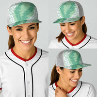 Hawaii Aloha Plumeria Lei Mint Palaka Baseball Net Cap LT7 - Polynesian Pride