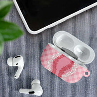 Hawaii Aloha Plumeria Lei Pink Palaka AirPods Case LT7 - Polynesian Pride