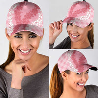 Hawaii Aloha Plumeria Lei Pink Palaka Classic Cap LT7 - Polynesian Pride