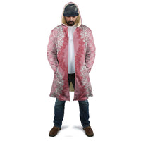 Hawaii Aloha Plumeria Lei Pink Palaka Cloak - Polynesian Pride