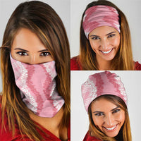 Hawaii Aloha Plumeria Lei Pink Palaka Neck Gaiter - Polynesian Pride
