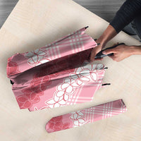 Hawaii Aloha Plumeria Lei Pink Palaka Umbrella - Polynesian Pride